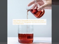 Fertilizante líquido de oligopéptido de alta estabilidade e aminoácidos livres com zinco, manganês e silício para melhorar o desempenho das culturas