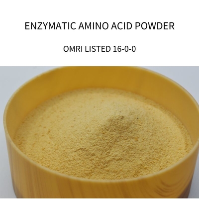 OMRI LISTED 16-0-0 Amino Acid Powder 80% Organic Nitrogen Fertilizer PH 4-6