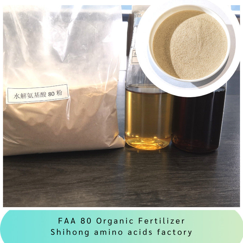 Faa80 Organic Fertilizer With Free Amino Acid 78% Soil Treatment Conditioner Acid Complex Powder