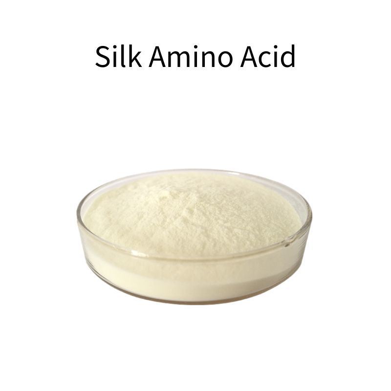 pH 5-7 Silk Amino Acid Silk Fibroin White Powder N14.5% Cosmetics Raw Material